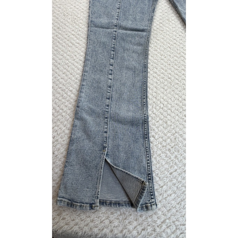 NWT Hudson Barbara High-Rise Bootcut Jean w/ Slit Hem Color caliber $195 Size 32 - Picture 2 of 10